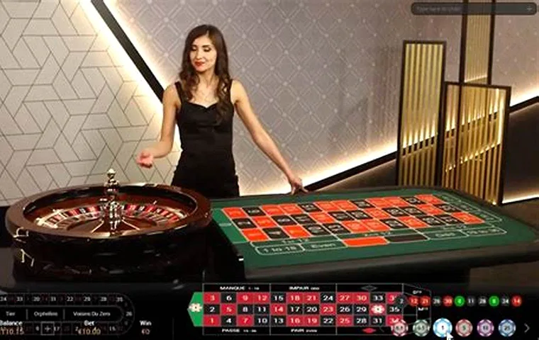Live dealer roulette table streaming in HD